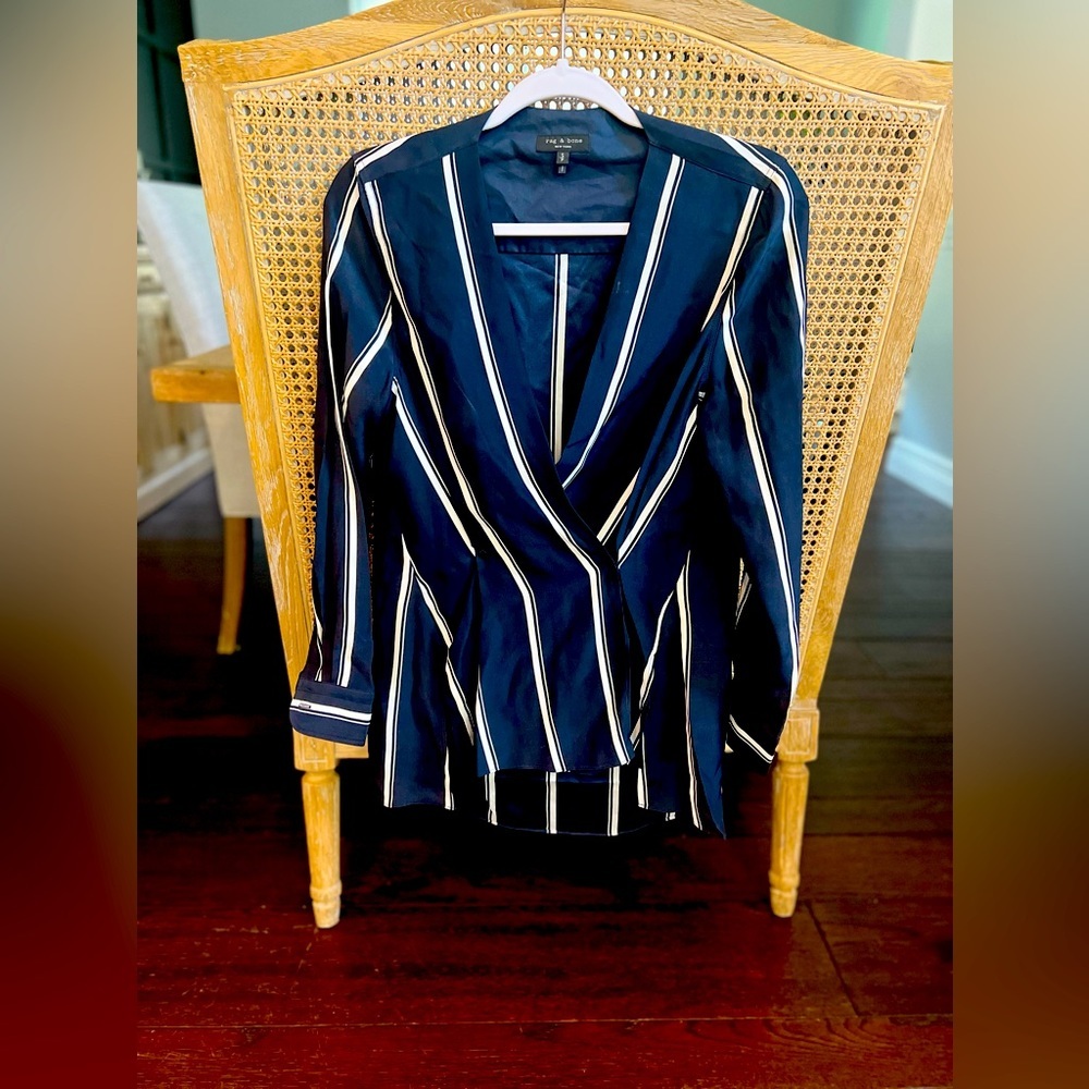 Rag and bone silk blouse